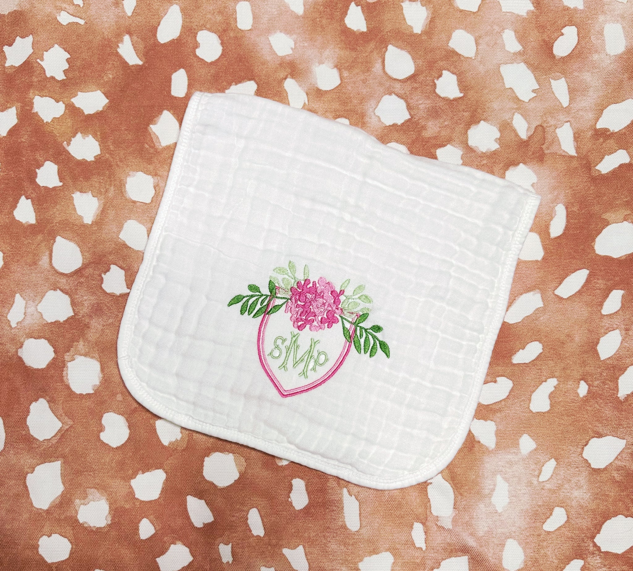 Sydney McLamb- White Muslin Burp Cloth