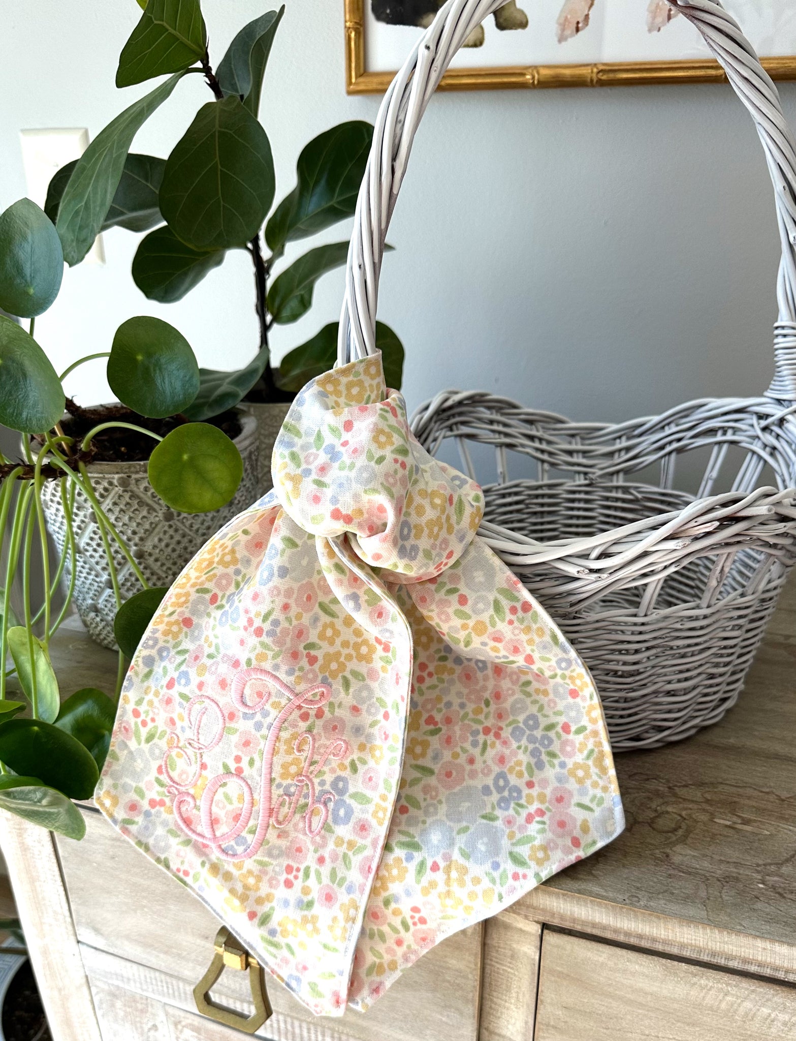 Easter Basket Sash- Floral