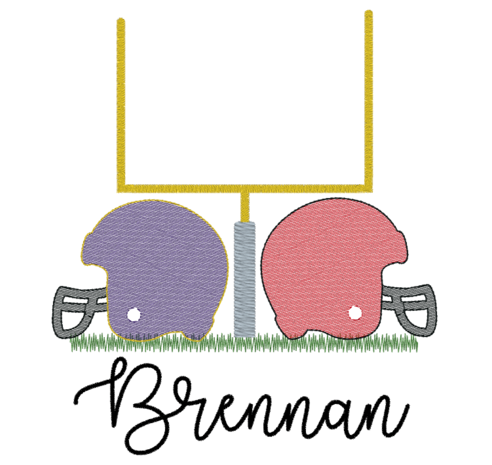 House Divided Football Frame Design