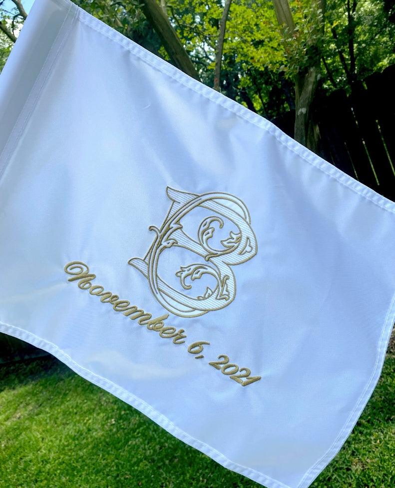 Custom Embroidered Golf Flag